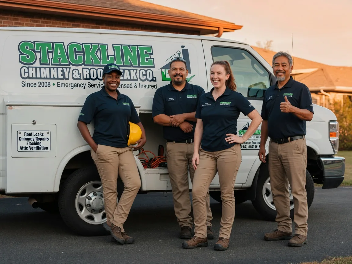 Chimney flashing repair company in Jessie, ND